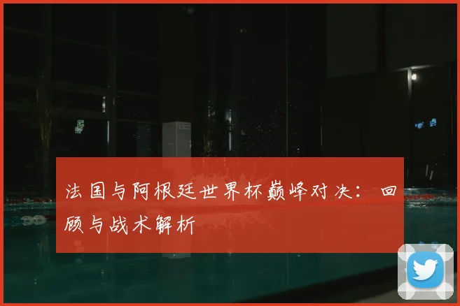 法国与阿根廷世界杯巅峰对决：回顾与战术解析